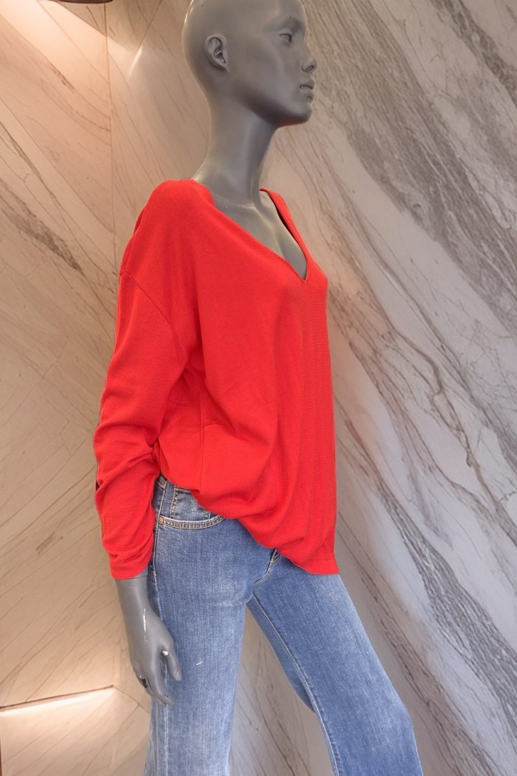 Women's Sweater Red-My Boutique