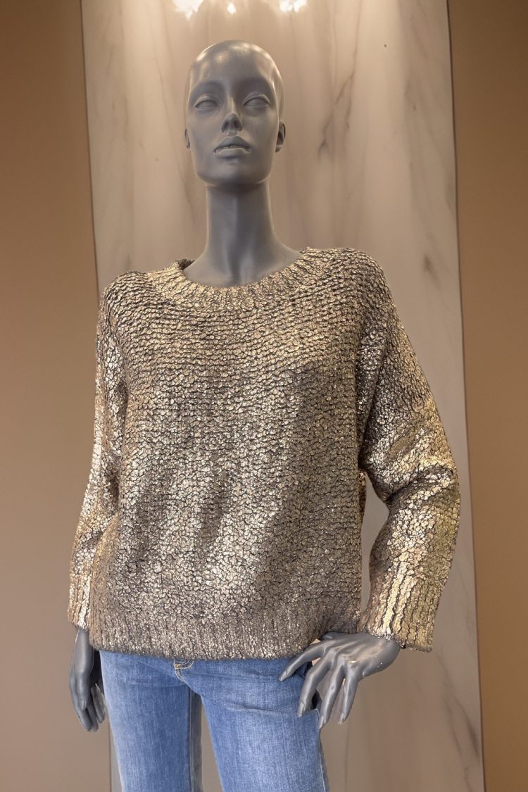 Women's Sweater Gold Souvenir-My Boutique