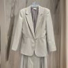 Women's Striped Beige Suit Motel-My Boutique