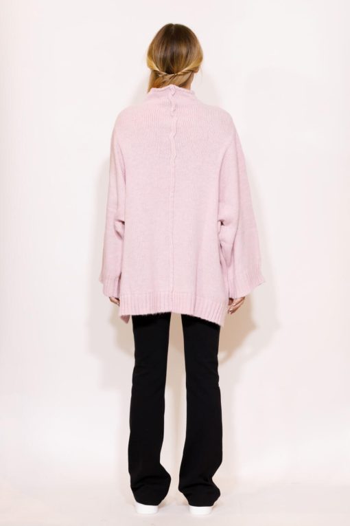 Women's Oversize Sweater Pink John P.-My Boutique