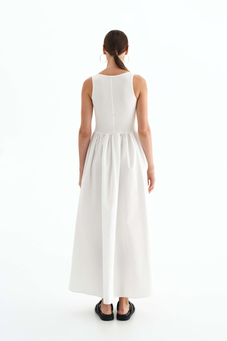 White Maxi Dress Eleh-My Boutique