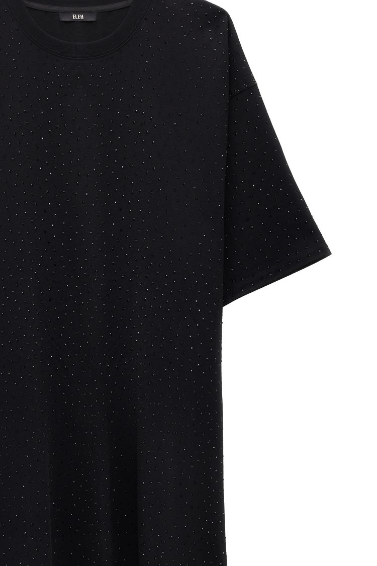 Φόρεμα Midi Κοντομάνικο Eleh Μαύρο-My Boutique
