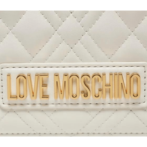 Love Moschino Women's Shoulder Bag JC4079PP1ILA0-120 White-My Boutique