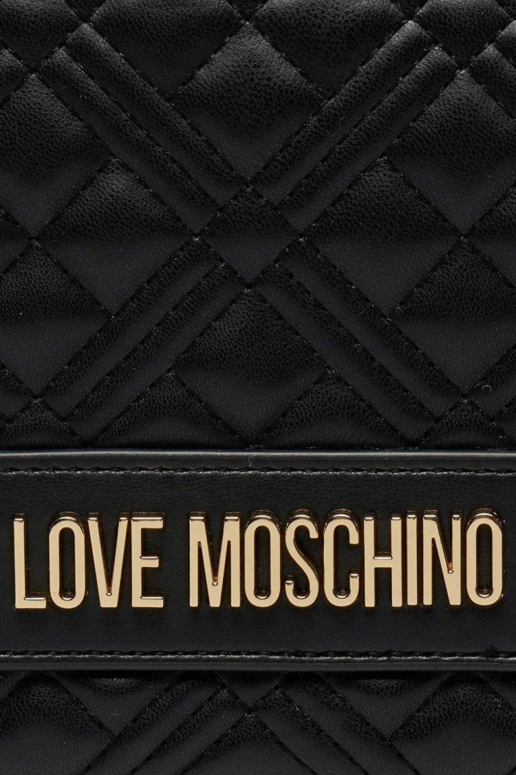 Τσάντα Γυναικεία Ώμου Love Moschino JC4062PP1ILA0-000 Black-My Boutique