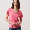 Πουλόβερ Γυναικείο V-Neck Marilla Absolut Cashmere Neon Rose-My Boutique