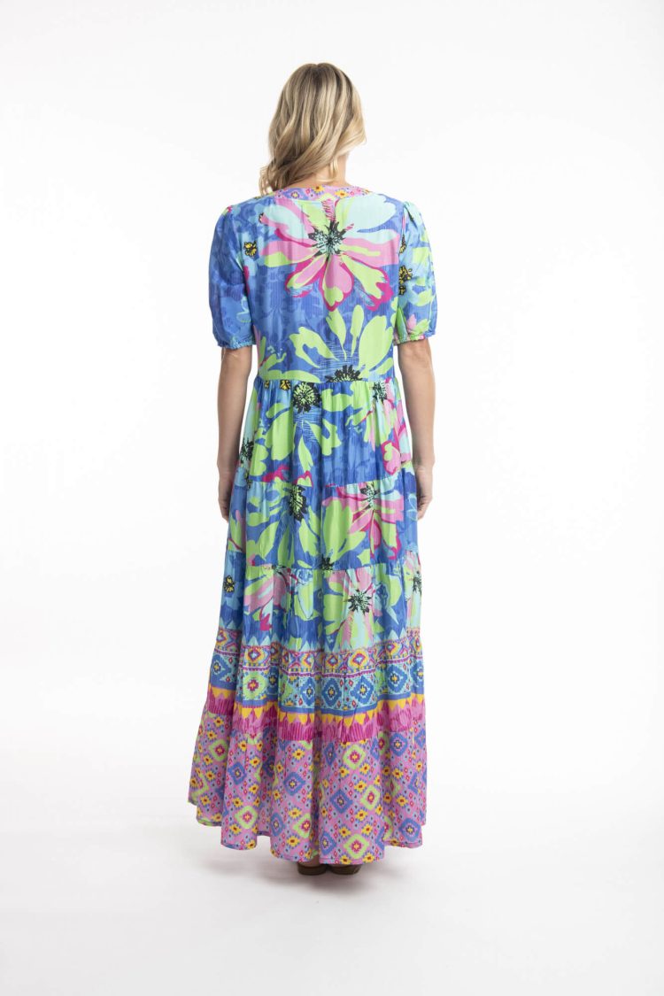 Isabelle Escape Print Maxi Dress-My Boutique