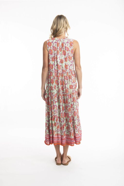 Φόρεμα Midi Αμάνικο Camille Escape Print-My Boutique