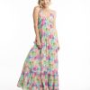 Maxi Dress with Strap Cara Escape Print-My Boutique