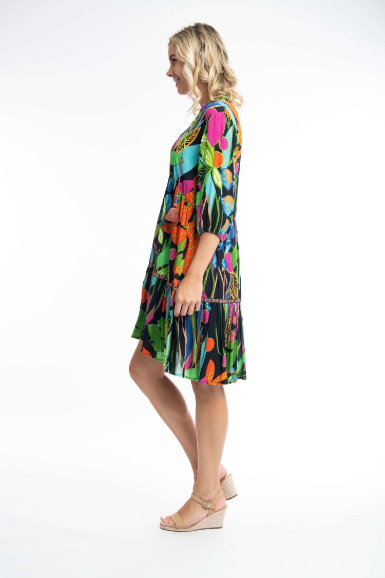 Φόρεμα Μίνι Nicossia Orientique Print-My Boutique